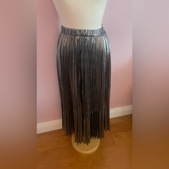 SPANNER Dresses & Skirts - NWT Metallic Pleated Skirt